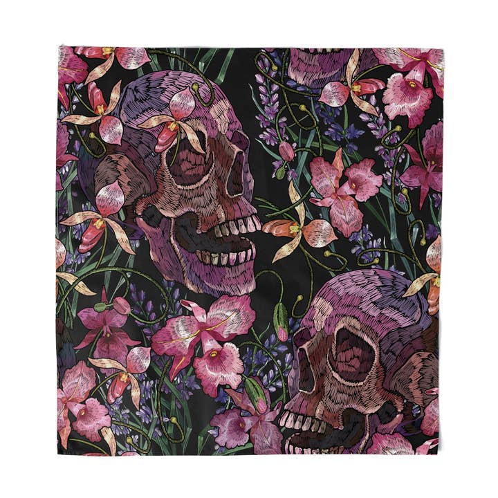 Bandana con teschi e fiori per la vendita all'ingrosso da parte di Shady Front