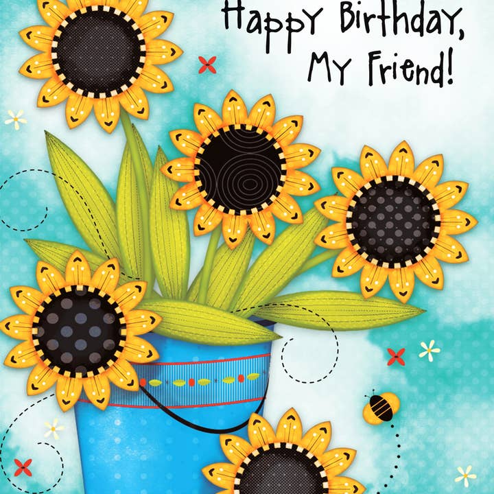 Blue Mountain Arts - Wholesale Everyday Greeting Card - HAPPY BIRTHDAY MY FRIEND NUM277