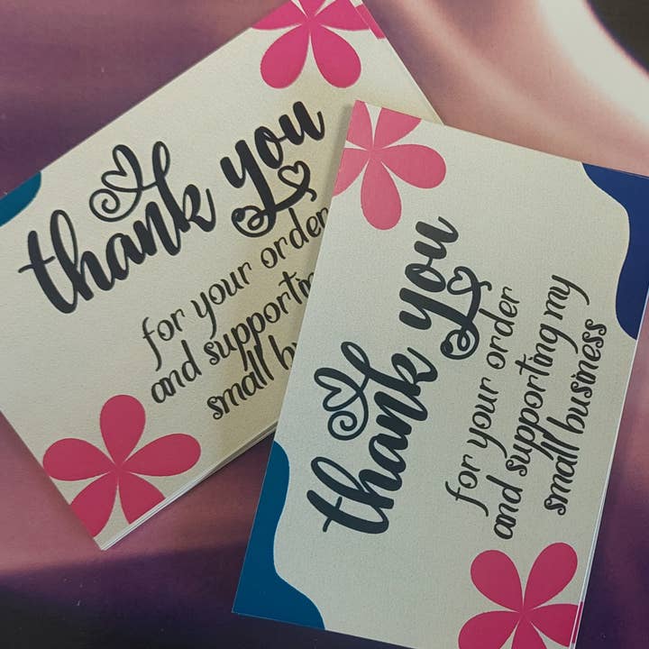 T S Business Cards and Labels - Wholesale Thank You Card - Thank You Cards