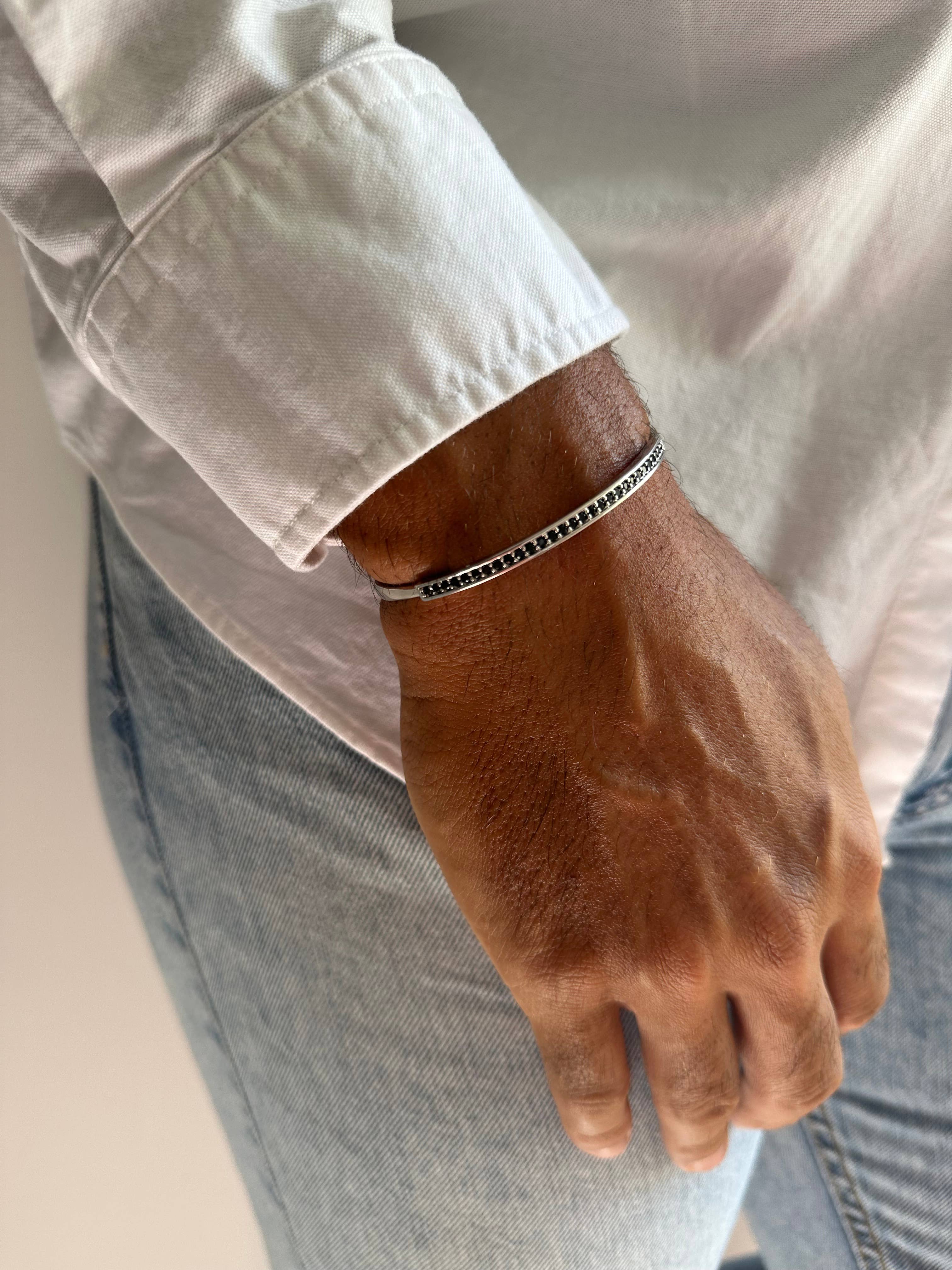 Christina Christi - Vente Bracelet manchette - Bracelet jonc en or pour homme, bracelet manchette en or5