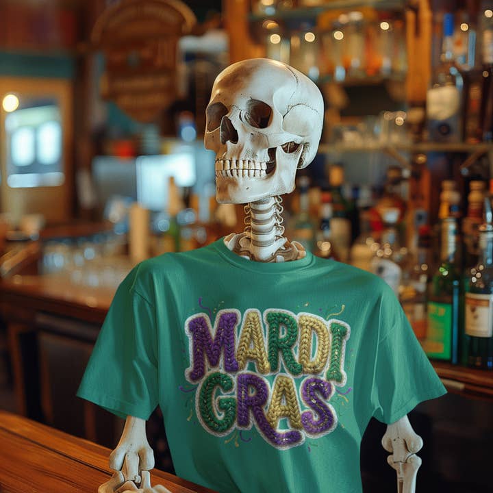 Mardi Gras yarn 1 for wholesale by Hot Mess Apparel