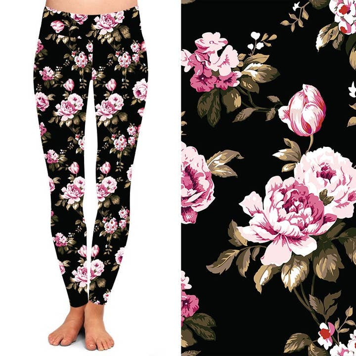 My Legging Company - Vendita all'ingrosso Leggings - Donna - Leggings Rosa Rosa2