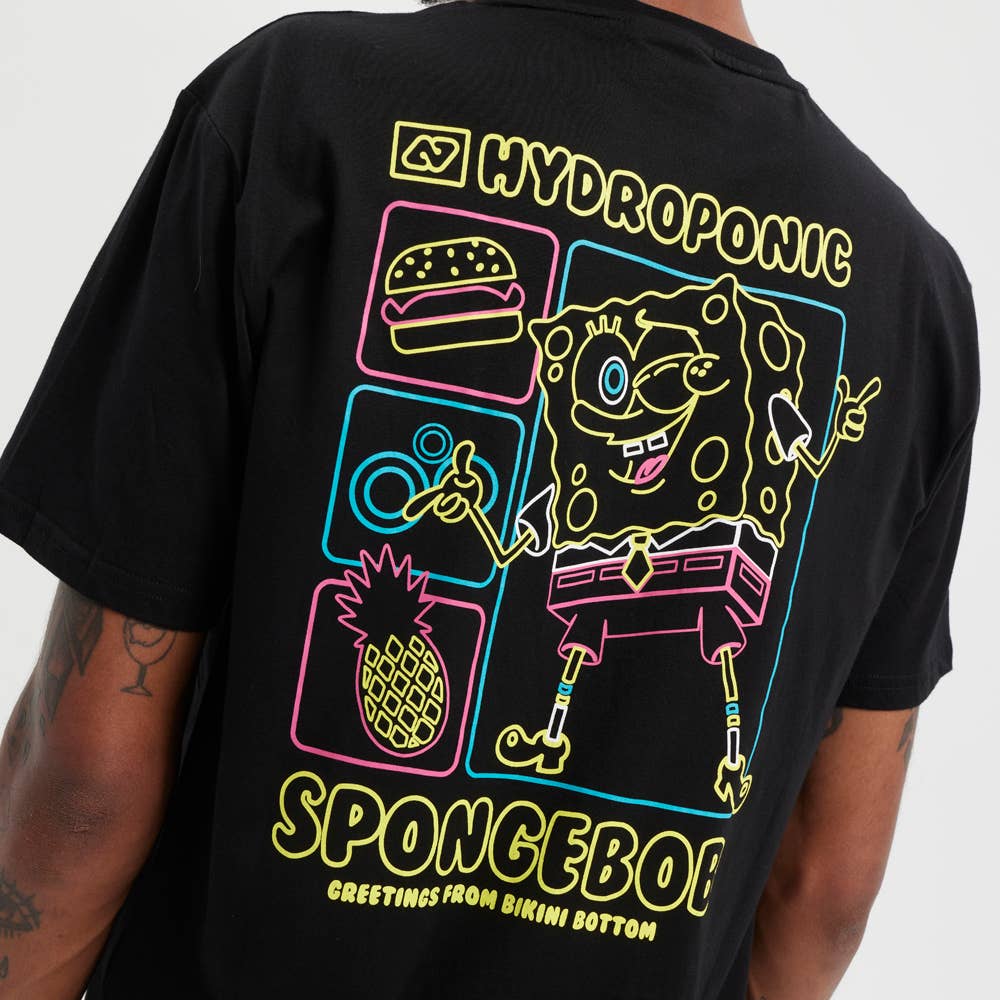 Hydroponic – Engroshandel T-shirt med print - Herre – SB Neon SS 01-Sort3