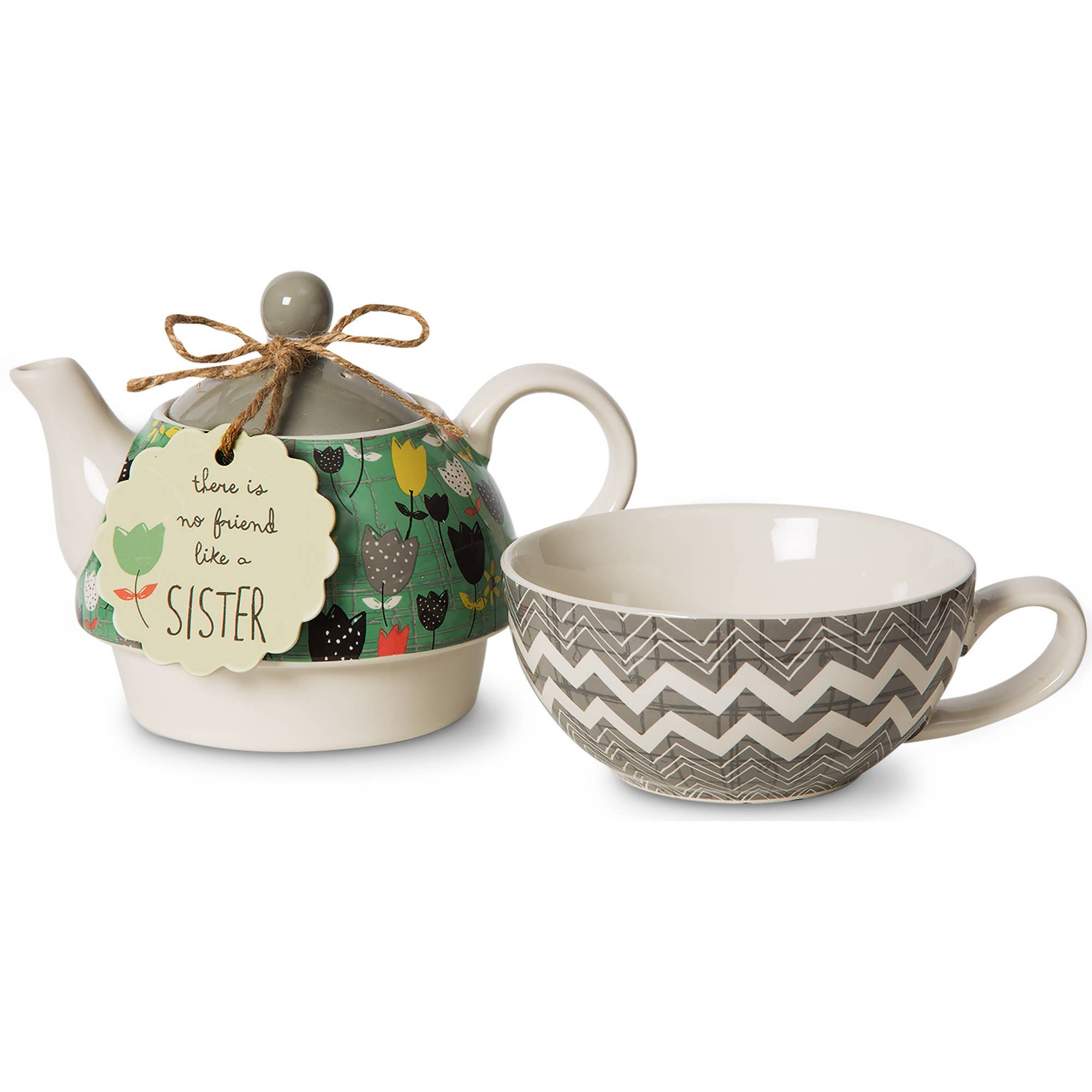 Pavilion - Wholesale Tea Set - Sister - 15 oz Teapot & 8 oz Cup 2