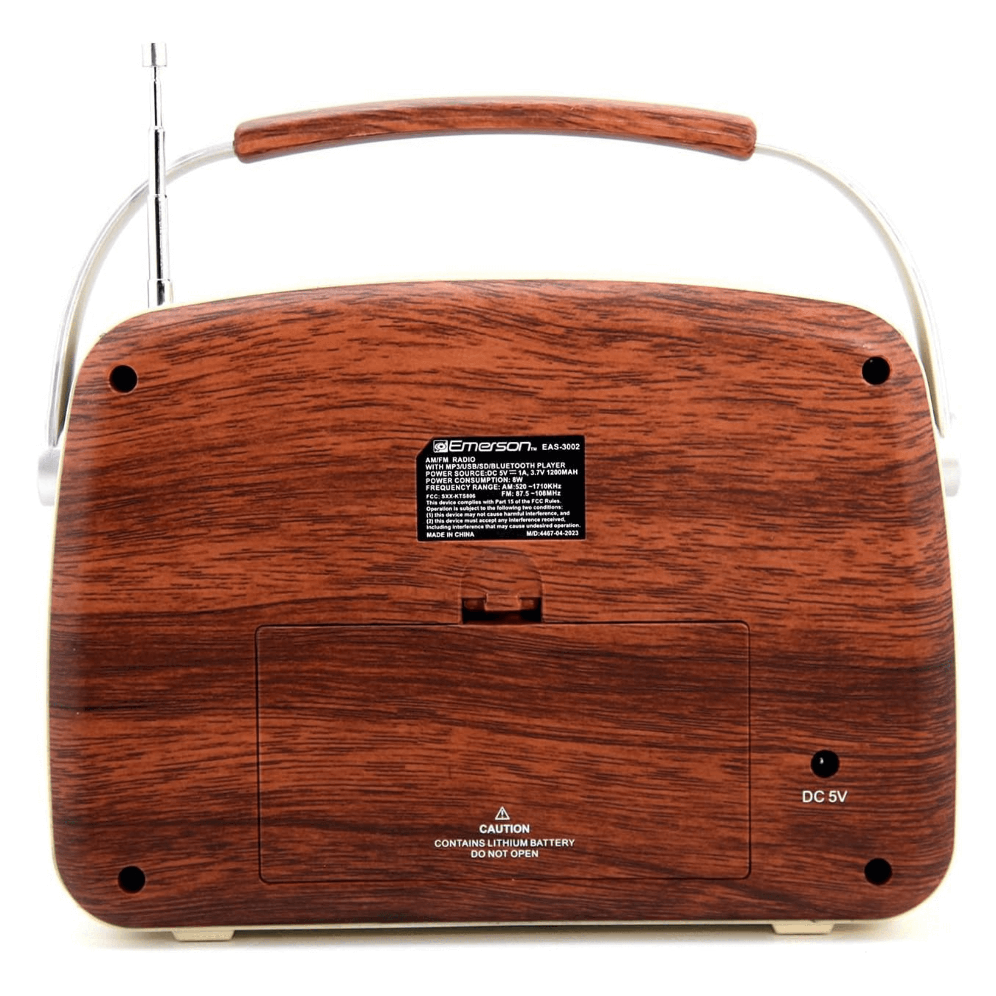 JupiterGear Home - Vente Haut-parleurs - Radio portable rétro Emerson avec batterie rechargeable19