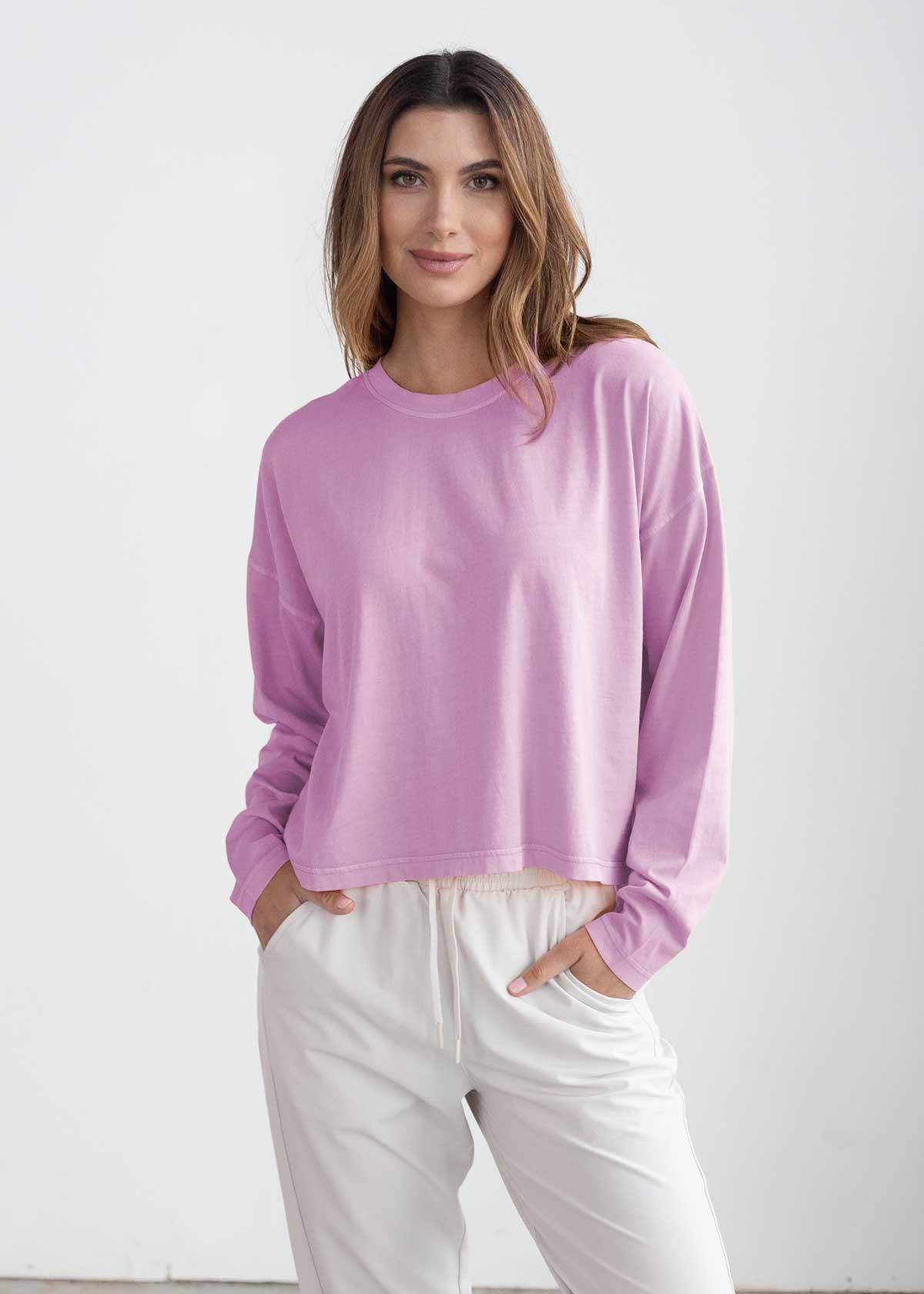 chicka-d - Vente Sweat-shirt – femme - Bar Harbor à manches longues, en toutes couleurs24