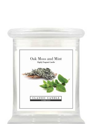 Oak Moss and Mint Medium Jar for wholesale by Classic Candle Company Ltd