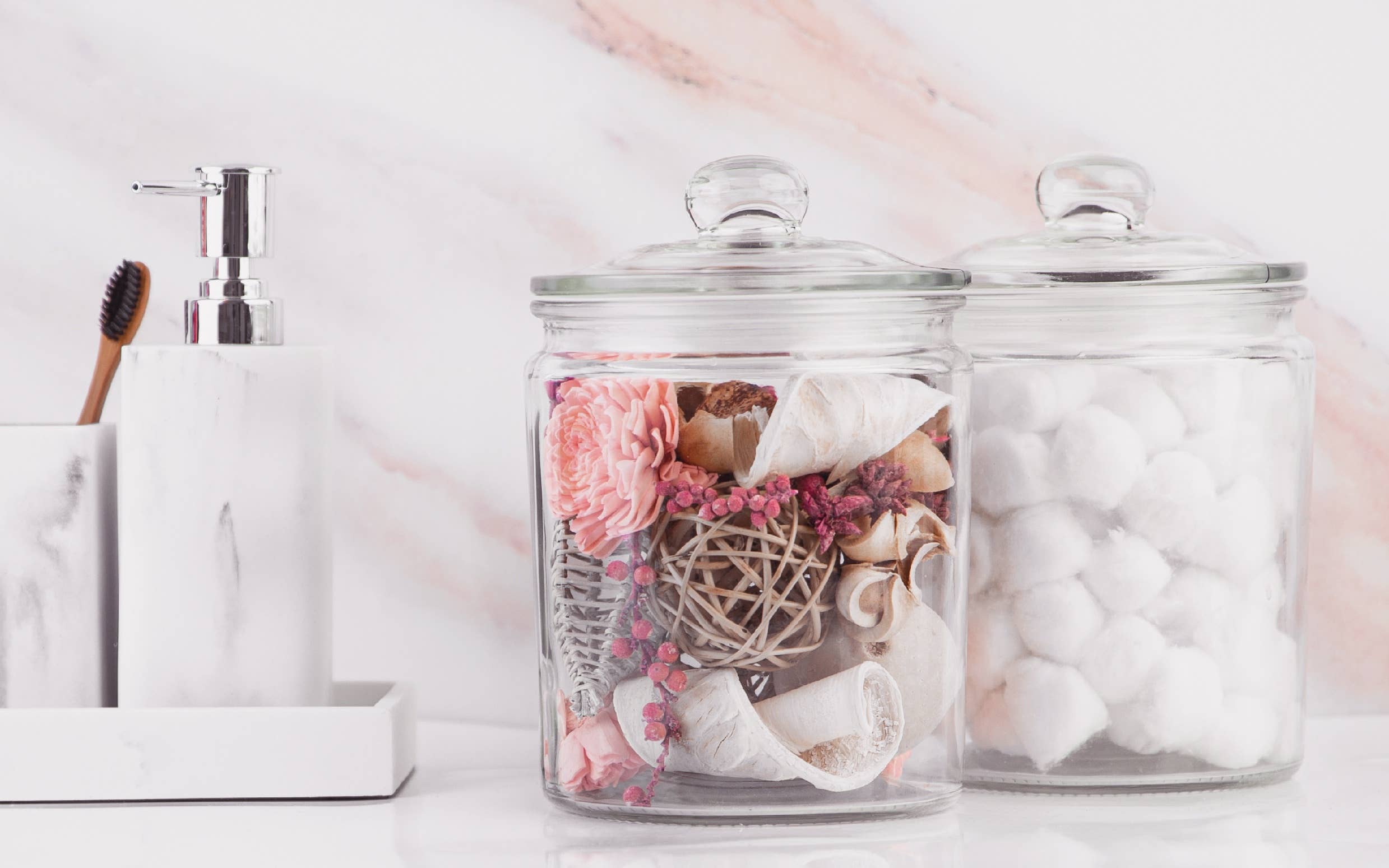 Kook - Wholesale Jar - Kook Glass Kitchen Jars, 1/2 Gallon, Set of 25