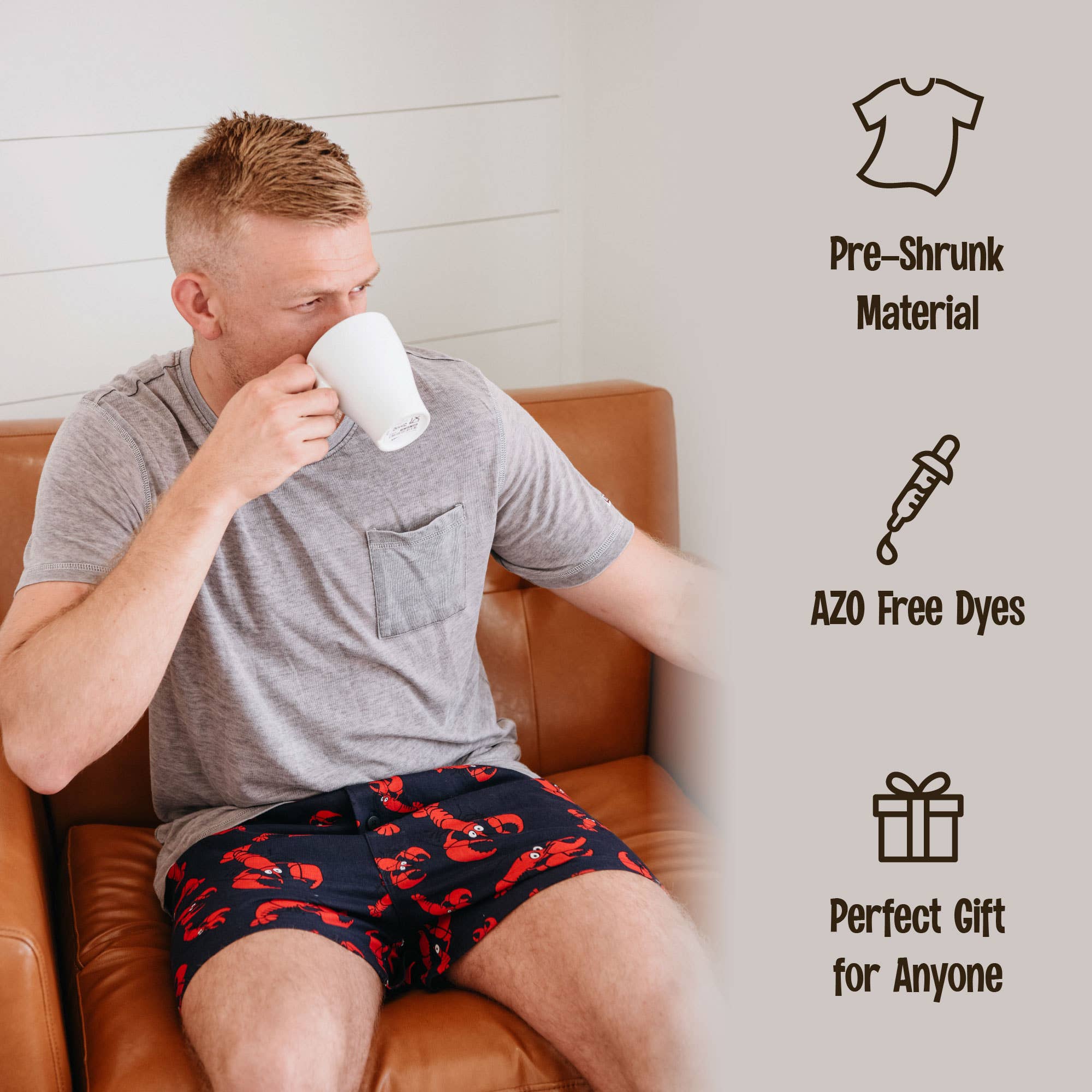 Lazy One - Wholesale Underwear - Men's - Grey Butt Load Boxer4