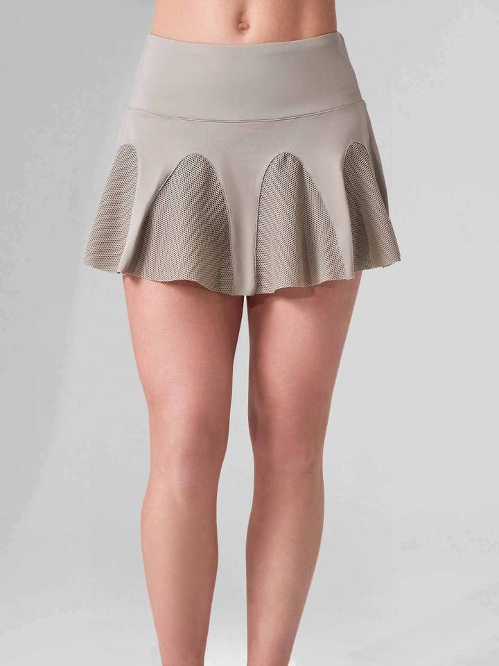 MAI FLOUNCE SKIRT | Performance Tennis & Pickleball Skirt with Compression Shorts for wholesale by Inphorm