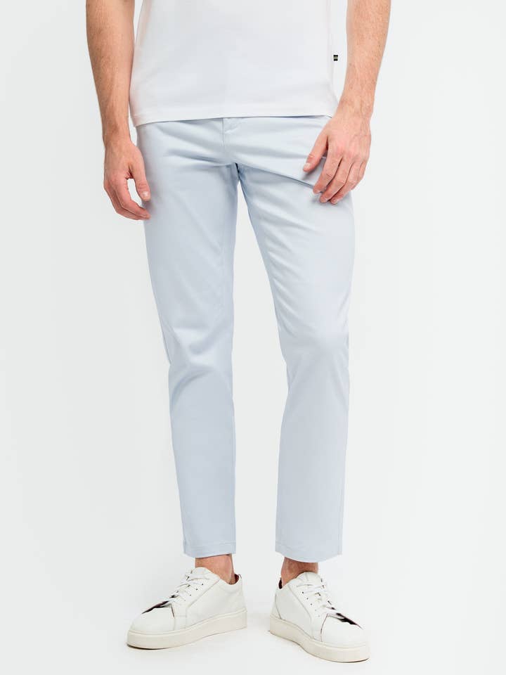 Chino trousers men Ice Blue - Cavani Dakota for wholesale by CASTLESON