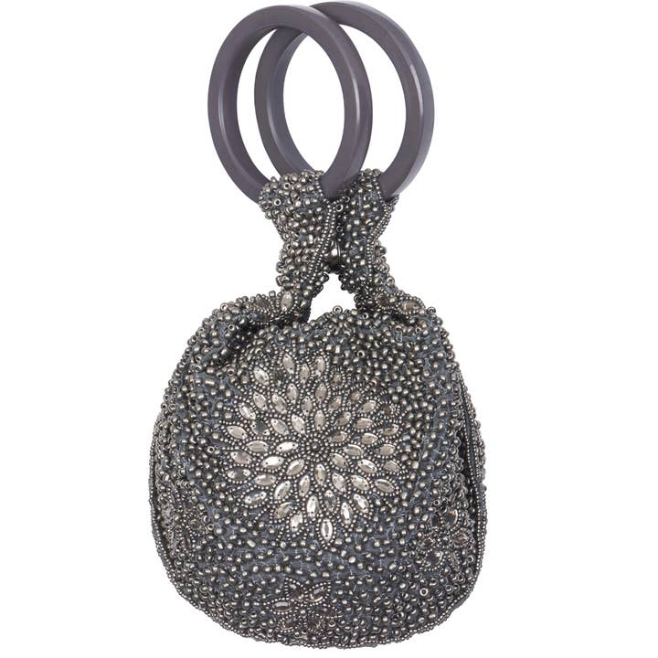 Sac jonc Nuit Bloom pour la vente par Bamboo Trading Company