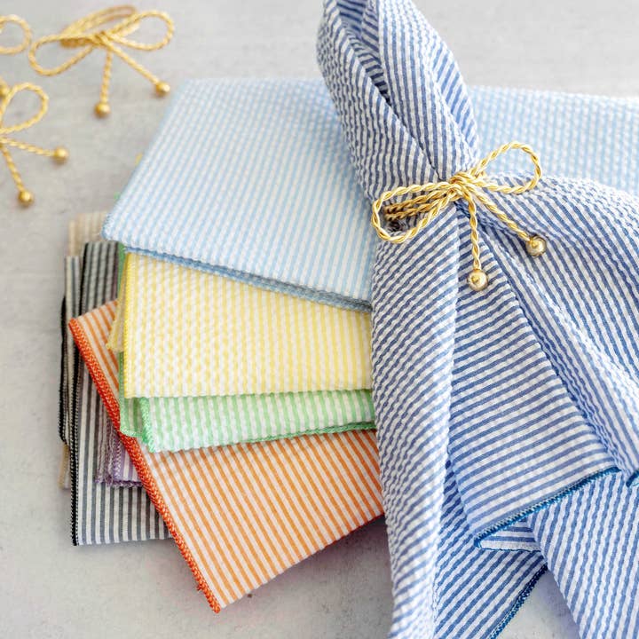 Dot and Army - Wholesale Napkin Ring - Tie A Bow Napkin Rings, set of four- Gold and Silver