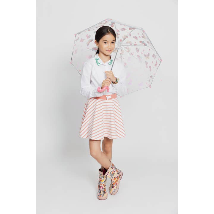 SMATI - Wholesale Umbrella - Kids - Child's Transparent Butterfly Umbrella
