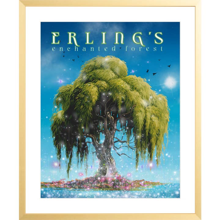 Erling's Enchanted Forest - Wholesale Wall Decor - Kids & Baby - Erling's Enchanted Forest - SPRING Framed Print9