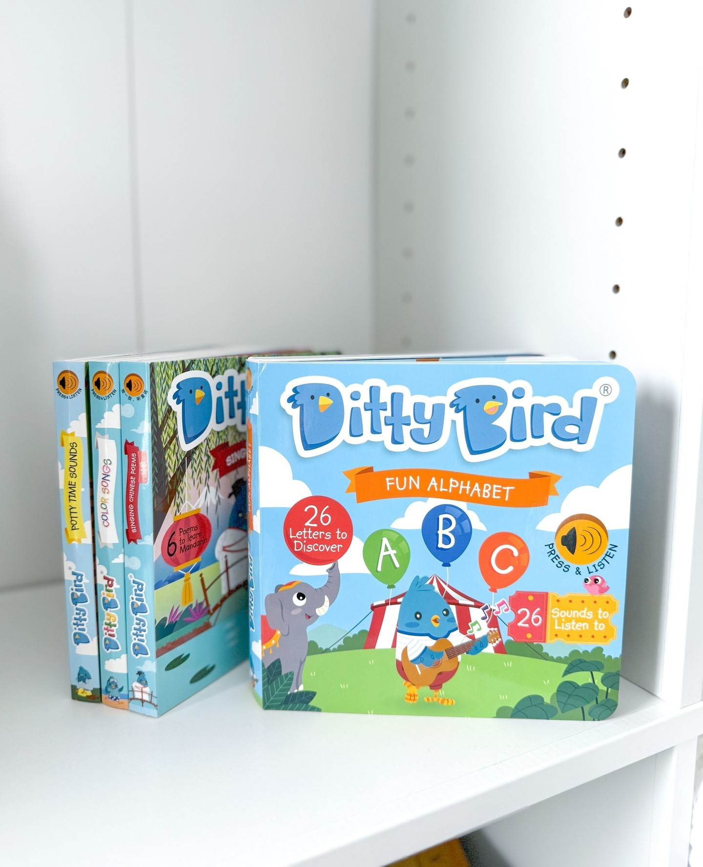 Ditty Bird - Wholesale Baby & Toddler Book (0-2) - Fun Alphabet | ABC Song | Ditty Bird Baby Sound Book USB-C20