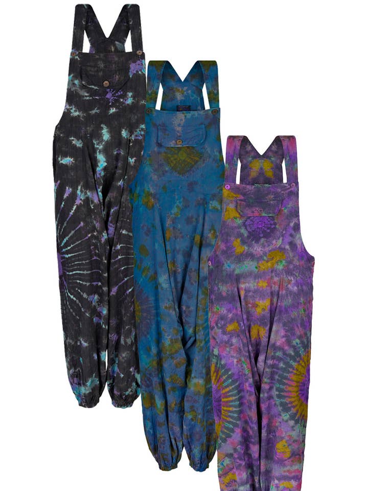 Salopettes harem Wanderlust pour la vente par Wicked Dragon Clothing