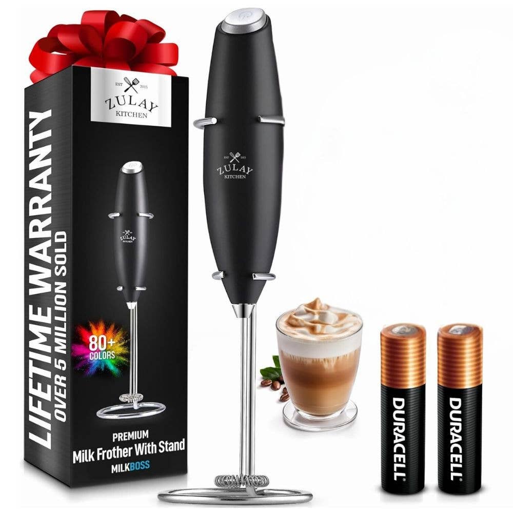 Zulay Kitchen - Wholesale Kitchen Tool/Gadget - Powerful Handheld Milk Frother - With Stand39