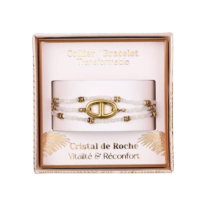 STELLA GREEN - Wholesale Beaded Bracelet - Convertible Necklace/Bracelet – Natural Stones7