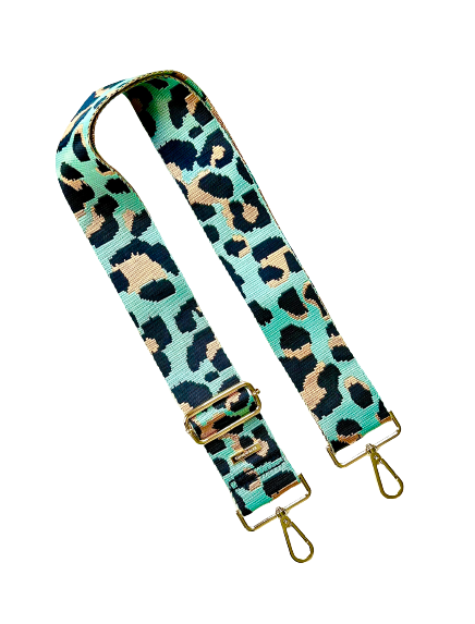 Thomas and Lee Company - Wholesale Bag Strap - Women's - Leopard Cheetah Guitar Purse Strap - 10 Colors available5