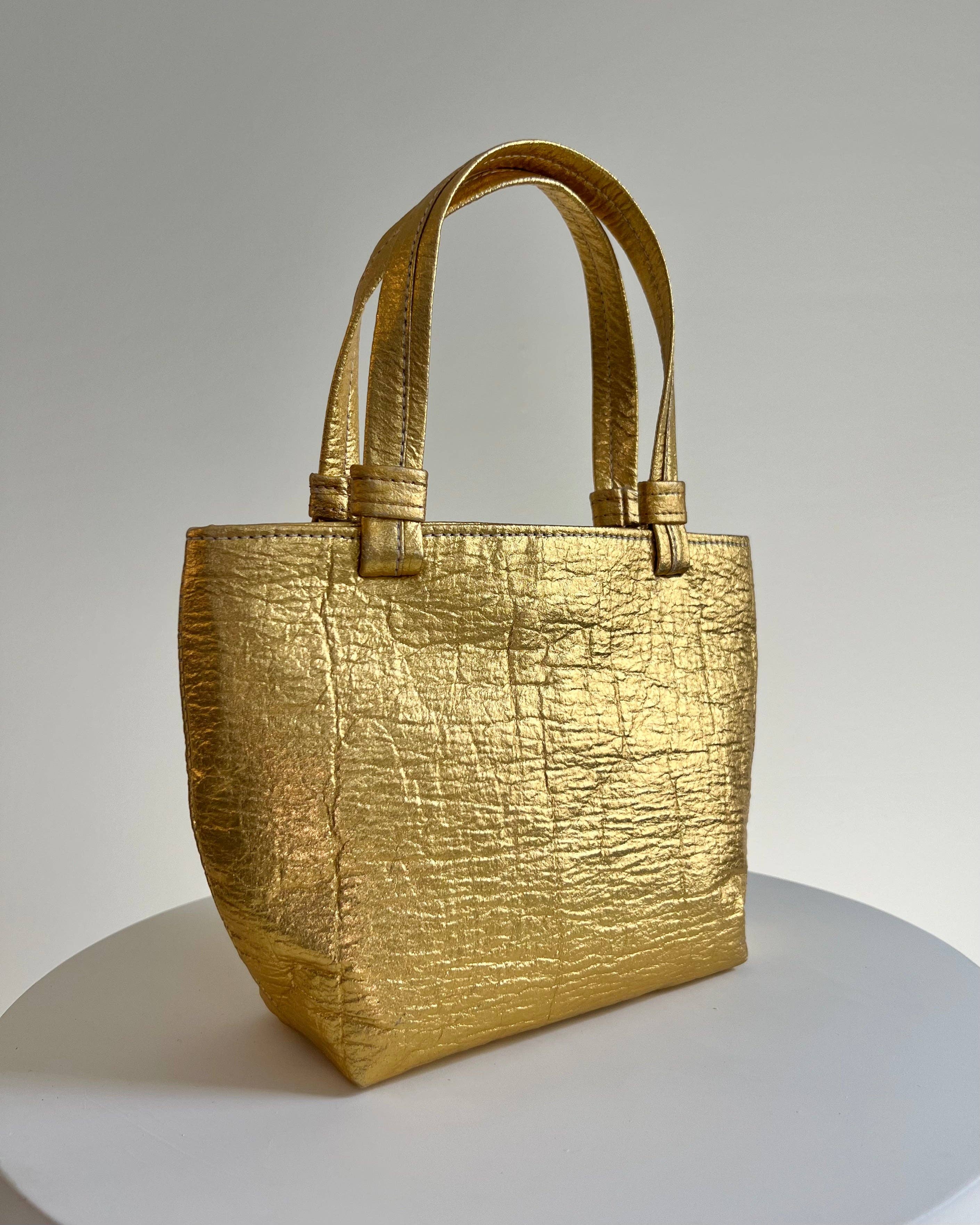Ceibo - Wholesale Tote Bag - Women's - Mini Tote, Gold2