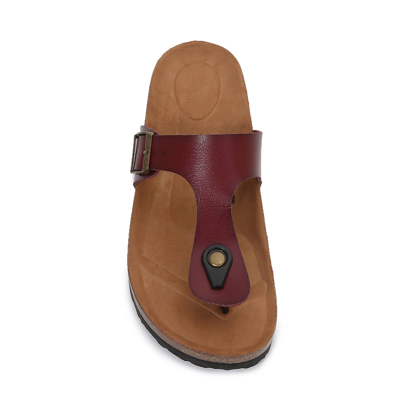 Shop Lev – wholesale Sandals – Women's – [PACK] Women Soft Cork PU Leather T Strap Flip Flops Slipper13