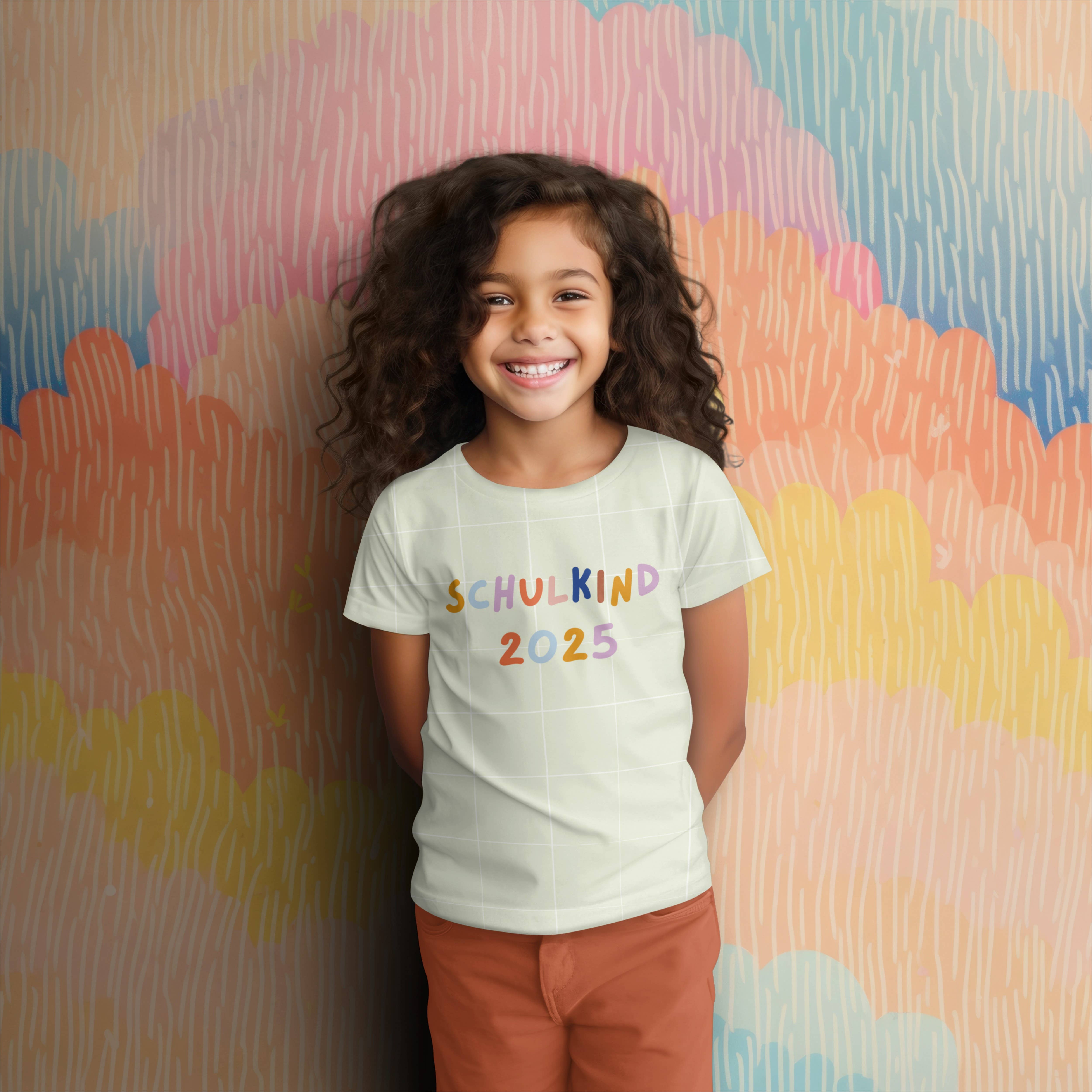 Modern Kids Art - Wholesale DIY Craft Kit - Iron-on transfer "Finally a Schoolchild 2025" Large1