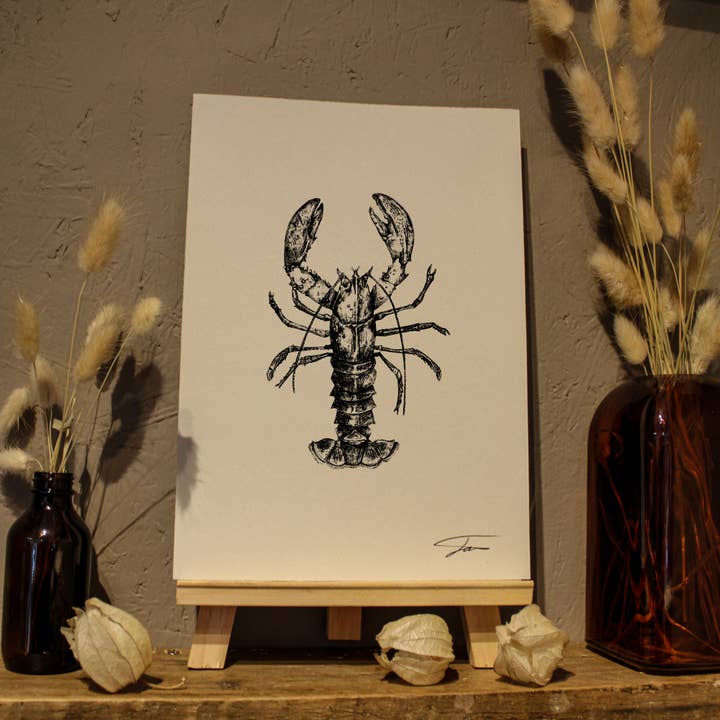 Estampa de lagosta por atacado de Studio Wotton
