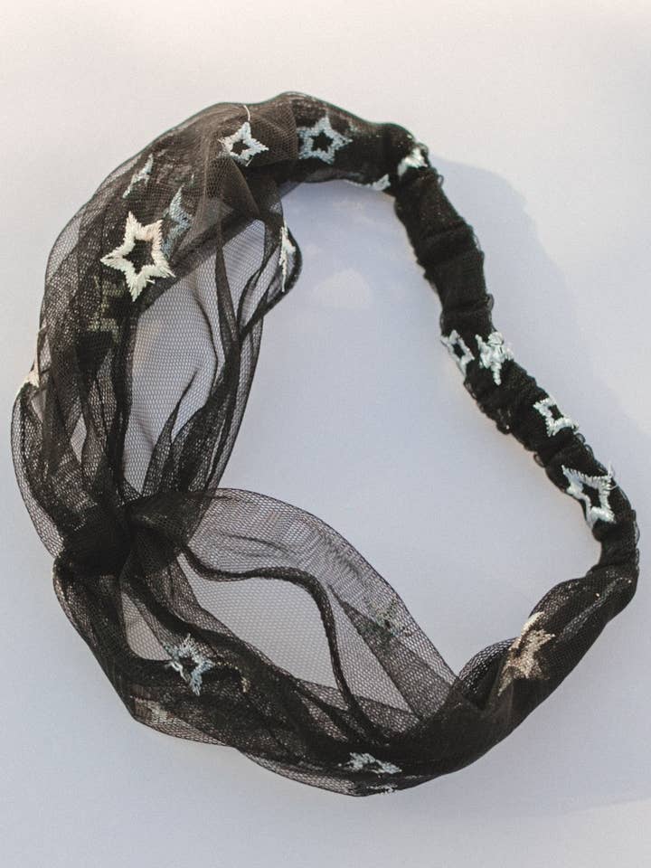 Serre-tête en tulle doré pour la vente par Space 46 Wholesale