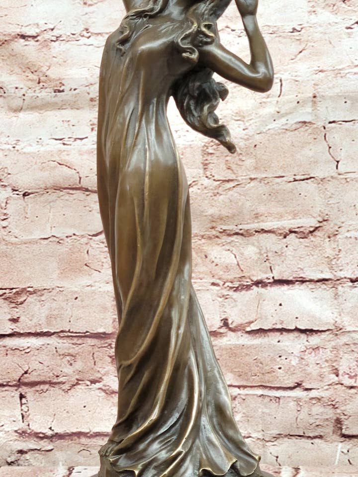 Signed Original Cesaro Mother Nature Genuine Bronze Sculpture Hot Cast for wholesale by Bronzhaus