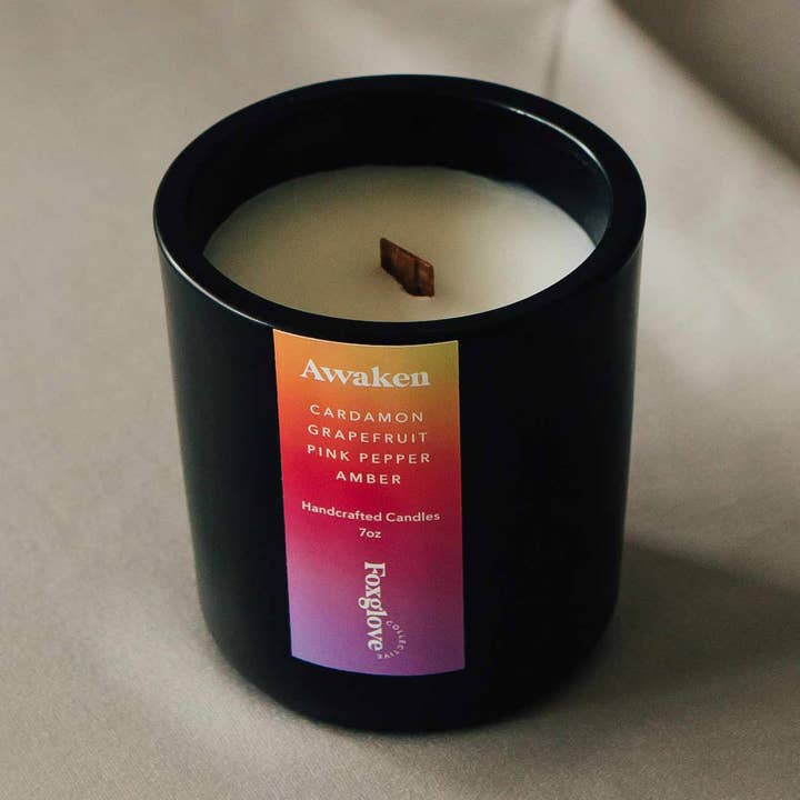 Awaken - Grapefruit, Cardamom, Pink Pepper, Amber for wholesale by Foxglove Collections