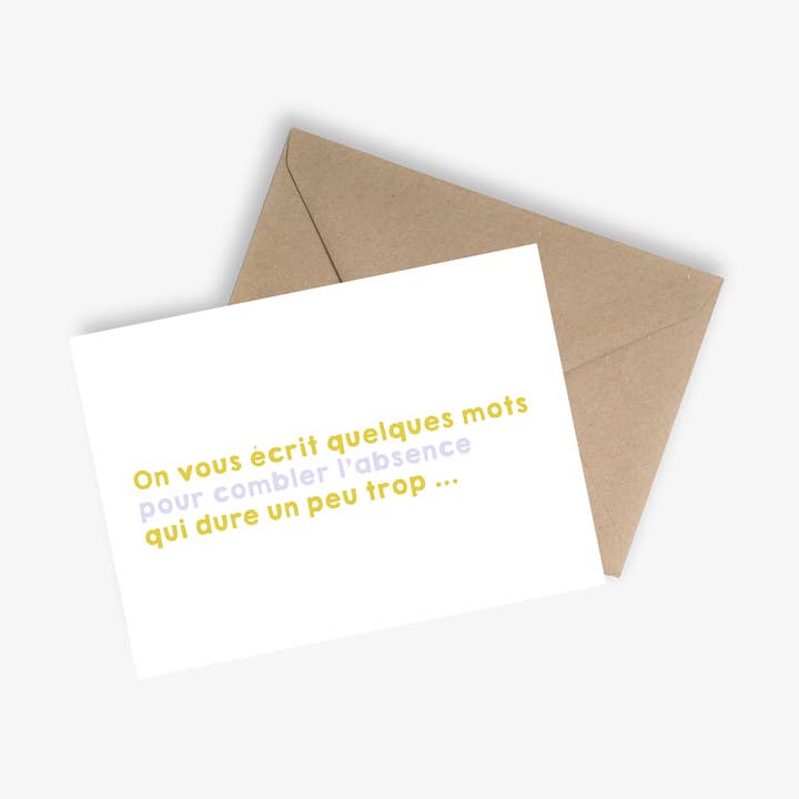 Enviamos-lhe ... - Cartão Simples por atacado de LE PAPIER GRAPHIQUE