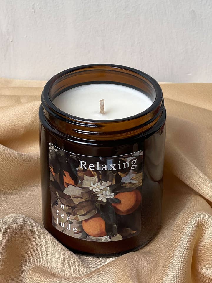 Relaxing Essential Oil Candle for wholesale by Interlude Candles