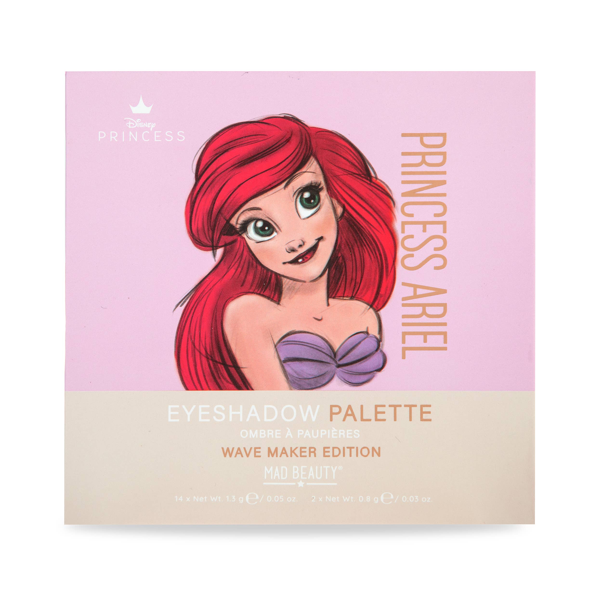 Mad Beauty – wholesale Ögonskuggepalett – Mad Beauty Disney Pure Princess Ariel ögonskuggepalette1