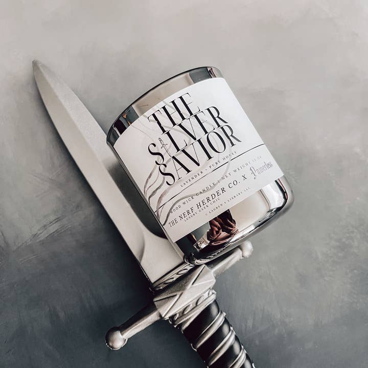 The Nerf Herder Co. - Wholesale Jar/Filled Candle - Officially Licensed CANDLE | The Silver Savior (13 oz) 0