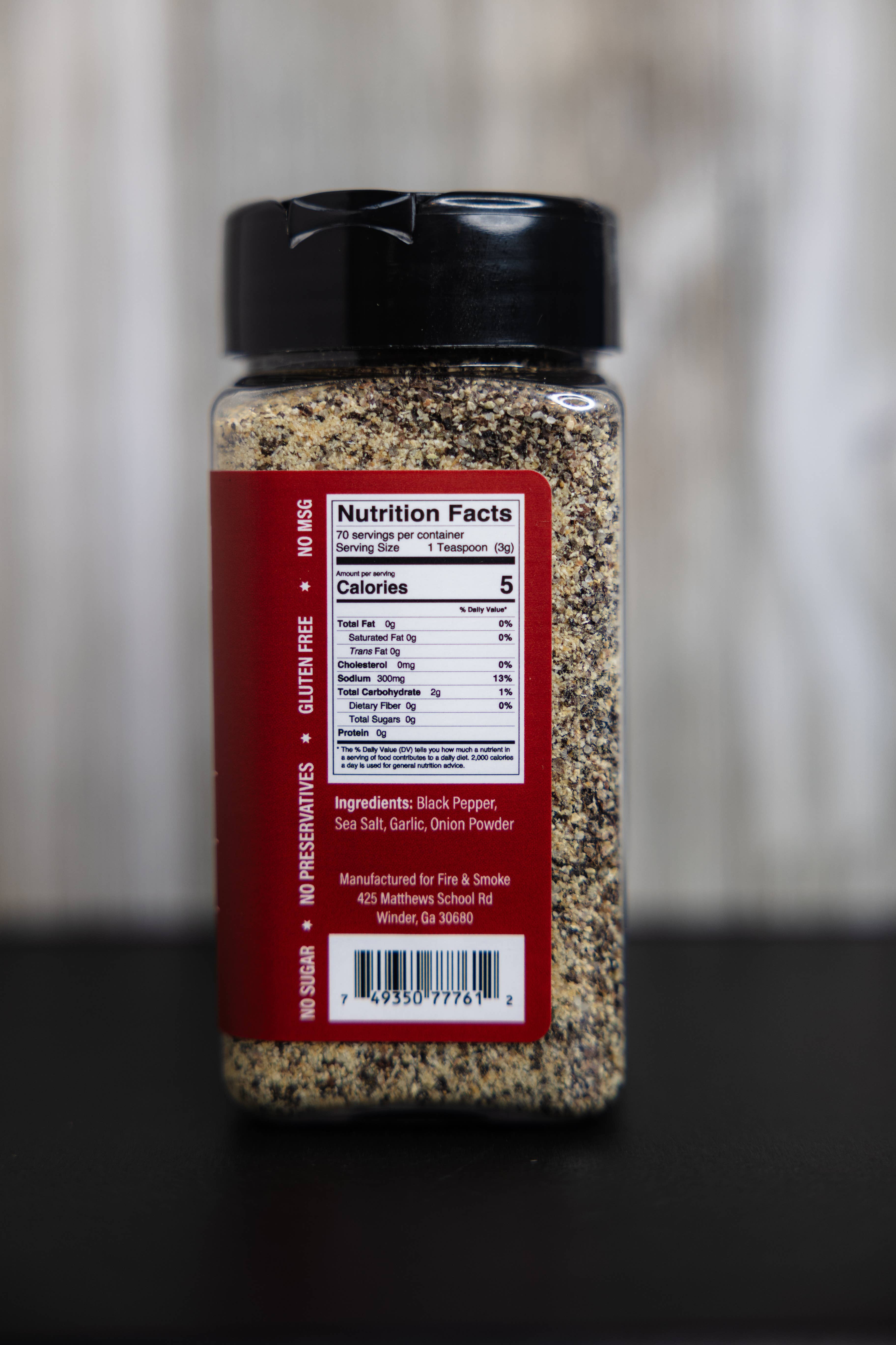 Fire & Smoke BBQ Company - Wholesale Rub - The Classic - 6 Pack2