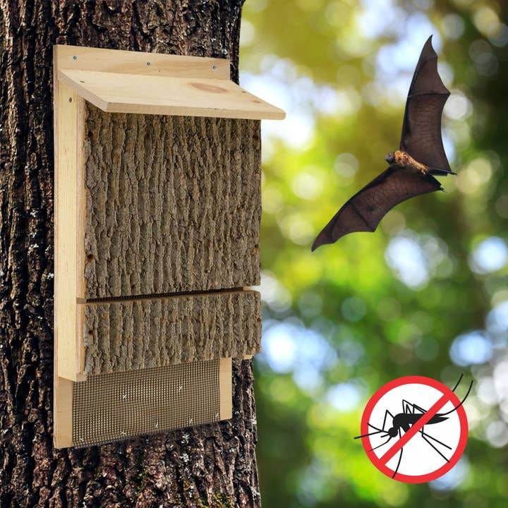 Kurated Korner - Wholesale Bird House - Uncle Dunkle's OBC Endorsed Wooden Bat House