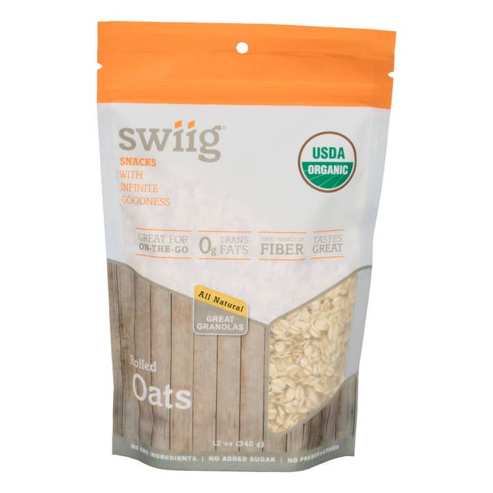 Organic Rolled Oats, 12oz - 12 Servings for wholesale by swiig