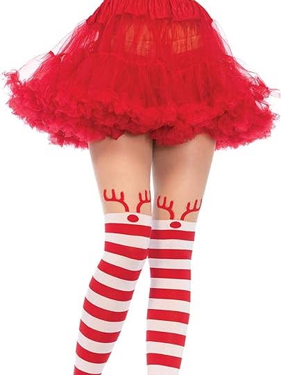 Calze Leg Avenue Natale Spandex Renna Taglia Unica per la vendita all'ingrosso da parte di Envy Body Shop