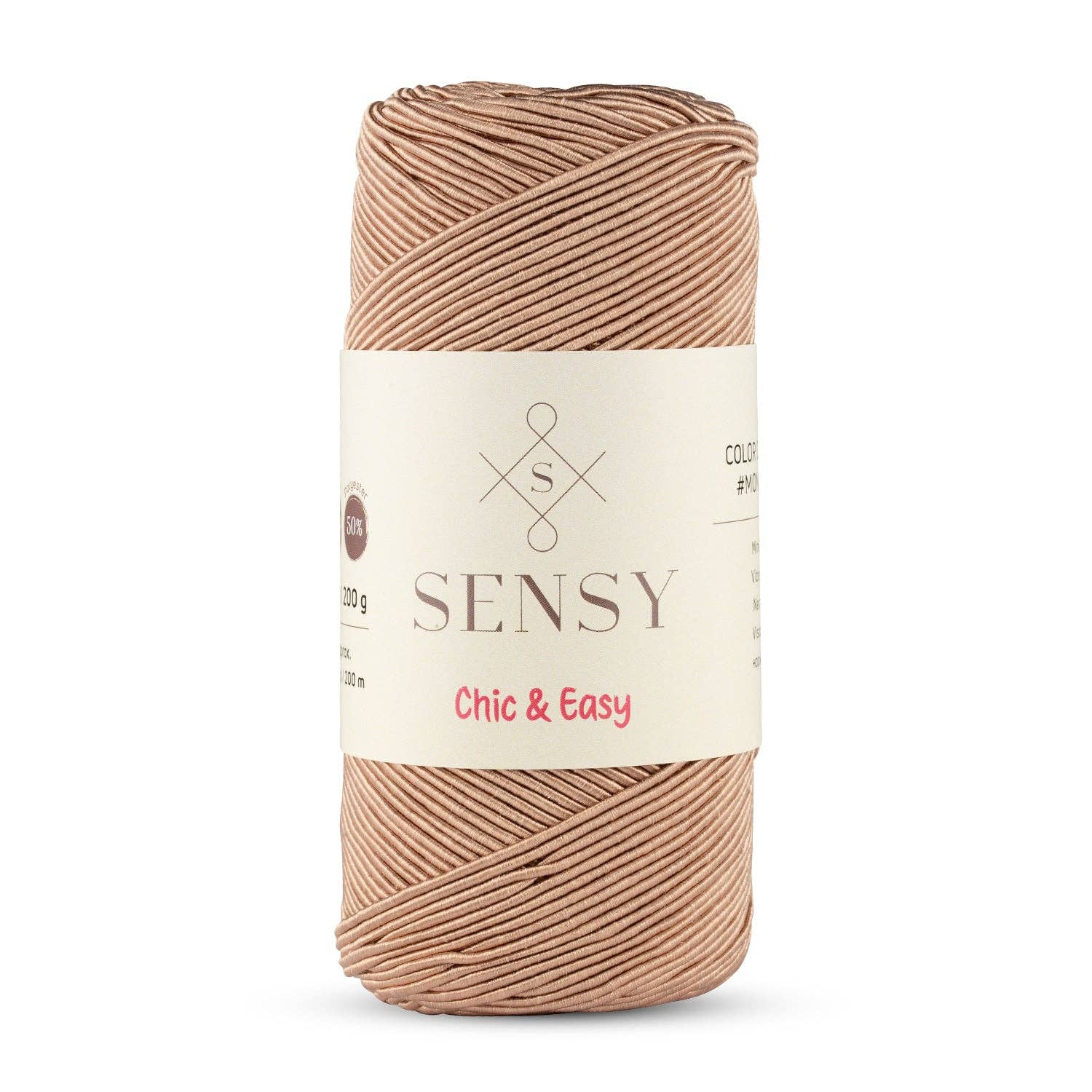 Sensy - Wholesale Yarn - Sensy Premium Chic & Easy 1.5mm 218 Yards 50% Cotton 50% Polyester Rope Crochet Bag Cord Crochet Thread20