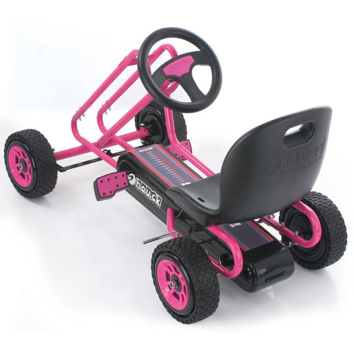 Hauck Toys - Wholesale Bike/Scooter - Kids - Hauck Lightning Pink Pedal Go Kart