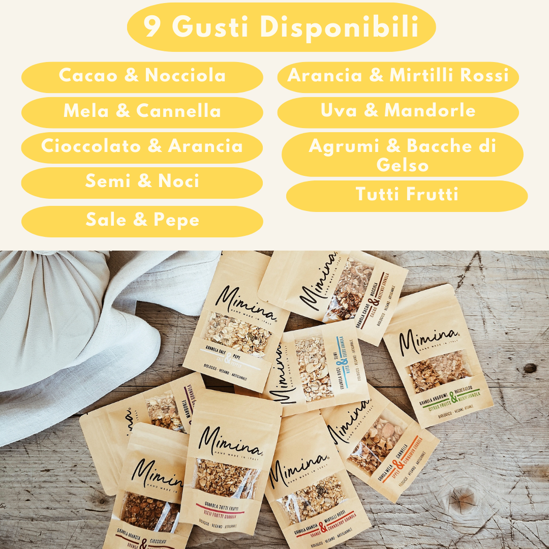 Mimina Granola - Wholesale Granola - Granola Tutti Frutti 240g5