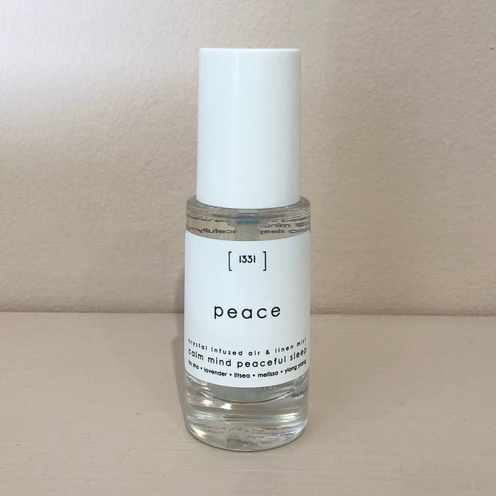 Peace travel : air imprégné de cristaux et brume de lin pour la vente par 1331