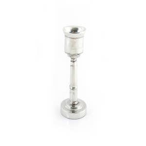 Forged Candlestick L, Silver