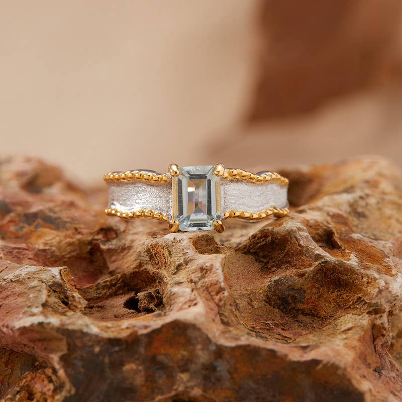 Gioiellin - S925 Silver Jewelry - Vente Solitaire - Bague en argent sterling S925 ajustable avec péridot naturel, améthyste et citrine7