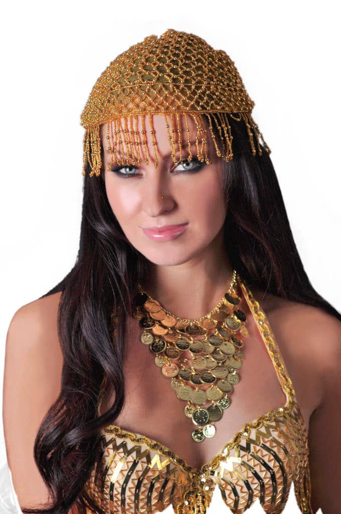 Western Fashion – Großhandel Fashion-Stirnband – Damen – Perlenkappe - Kurze Fransen5