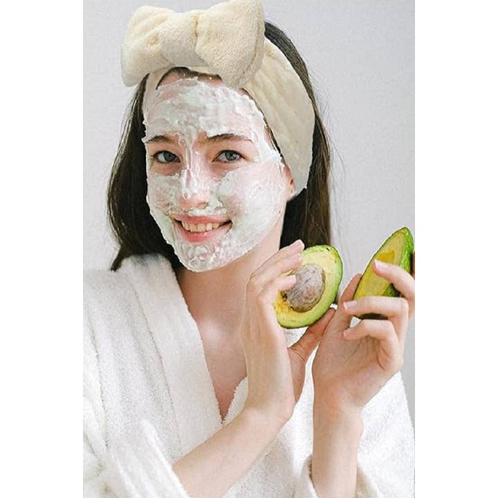 42POPS - Wholesale Fashion Headband - Women's - ..._ SI-26828 Soft Plush Bowknot Spa Headband