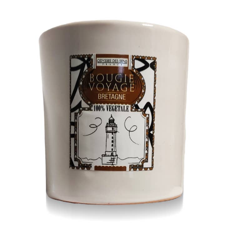 Brittany - Salted Caramel Butter Candle 160g for wholesale by ODYSSÉE DES SENS