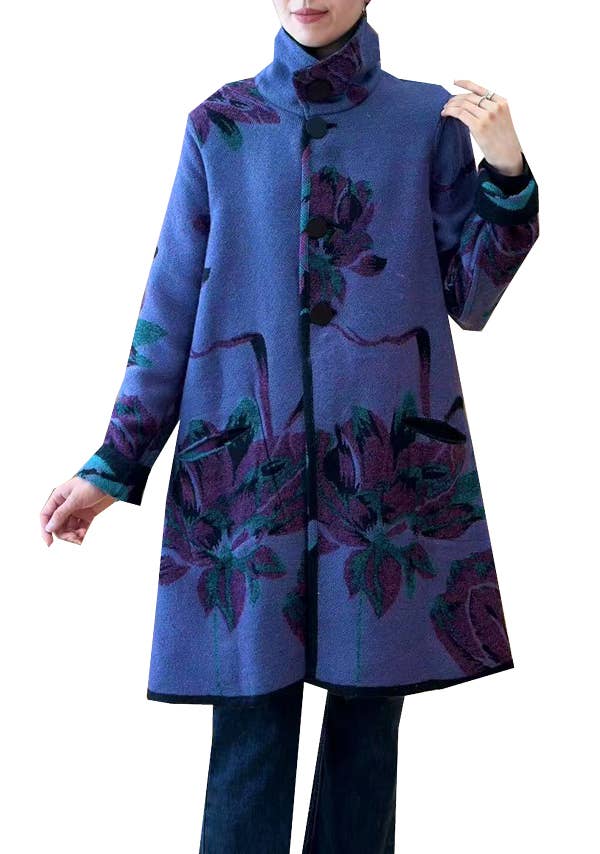 Winding River - Wholesale Coat - Women's - Purple Reversible Coat – Lotus Collection1