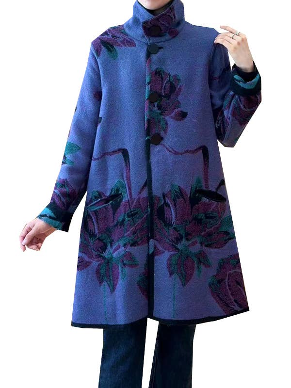Winding River - Wholesale Coat - Women's - Purple Reversible Coat – Lotus Collection1